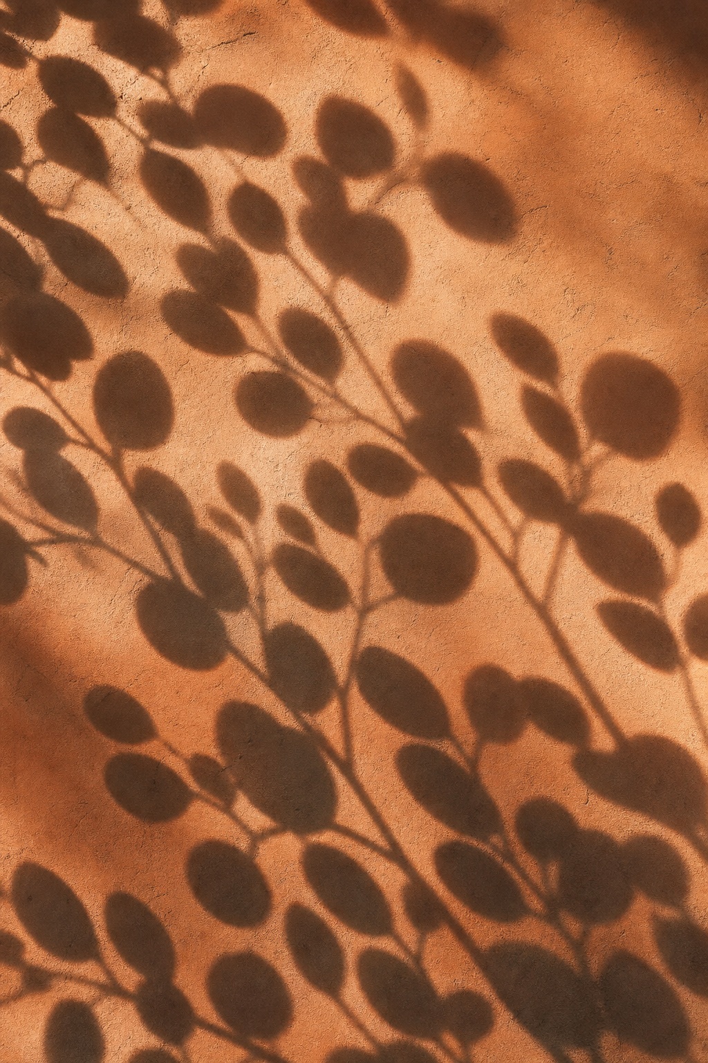 Preview for Terracotta Leaf Shadow Background