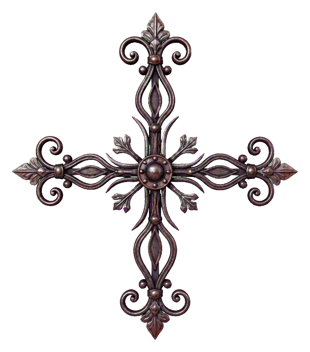 Preview for Wrought Iron Cross Sticker
