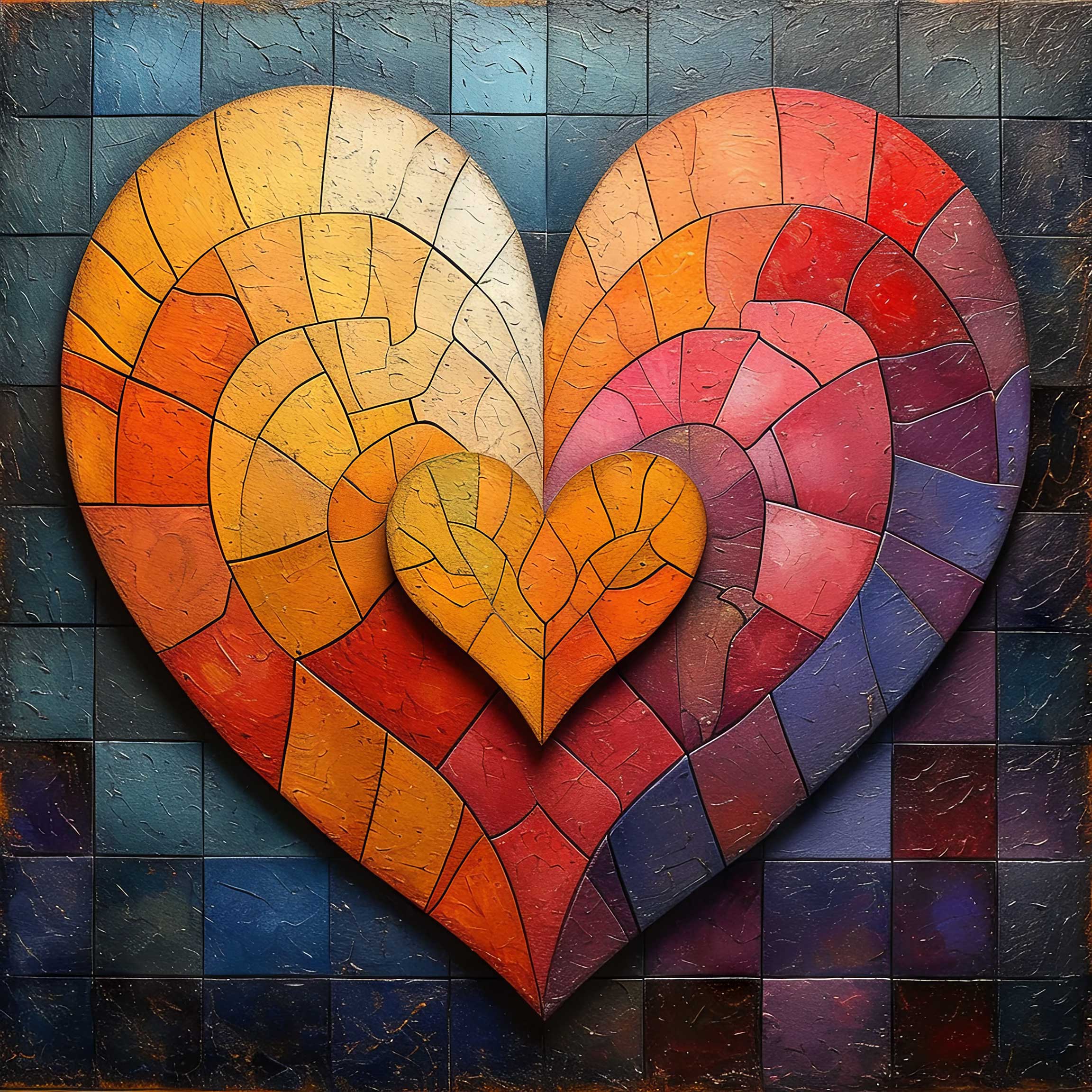 Preview for Mosaic-heart-art-template-love-background-d5d60