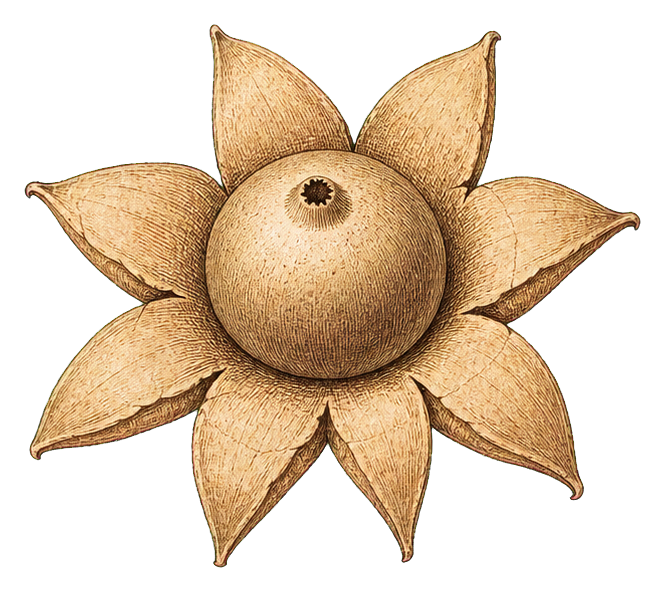 Preview for Earthstar Mushroom Vintage Sticker