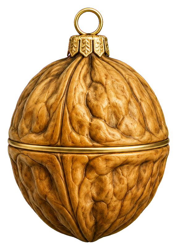 Preview for Walnut Christmas Ornament