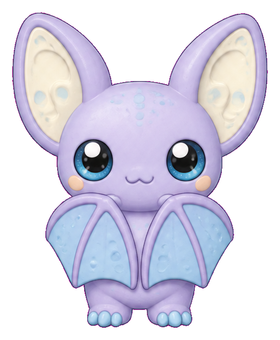 Preview for Lilac Moon-bat Alien Sticker