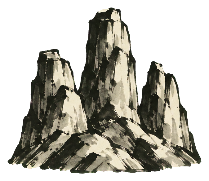 Preview for Ink Wash Mountains Rock Spires