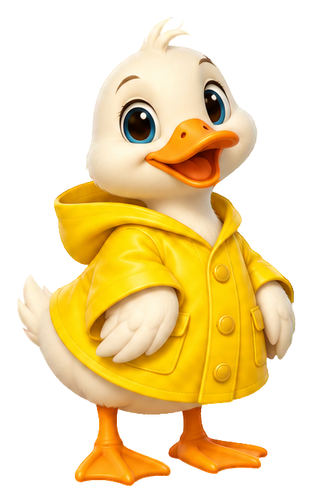 Preview for 3d Rainy Days Raincoat Duck