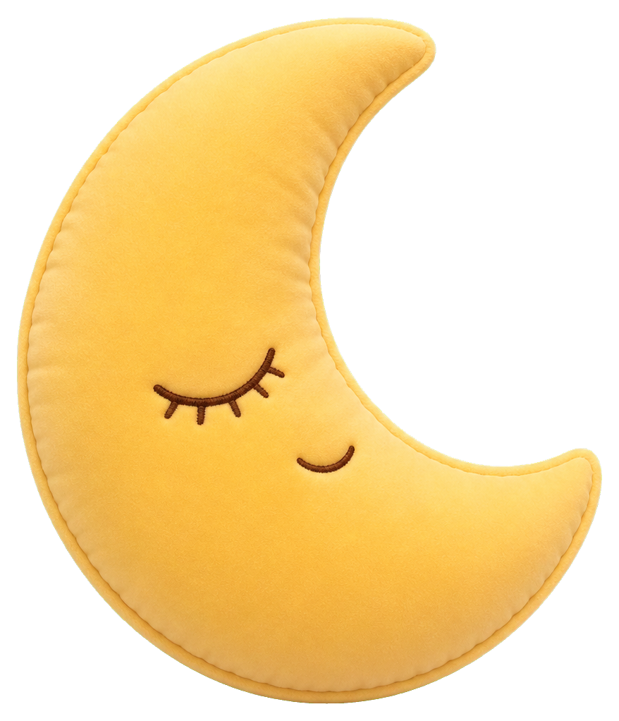 Preview for Sleepy Moon Sticker For Baby And Nursery Designs
