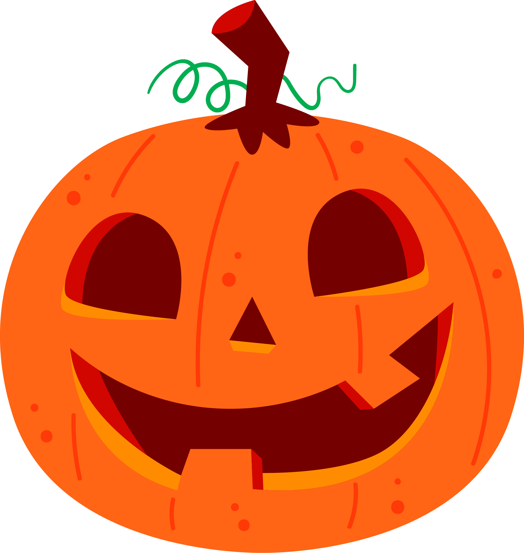 Preview for Halloween-pumpkin-illustration-pumpkins-sticker-4d28b