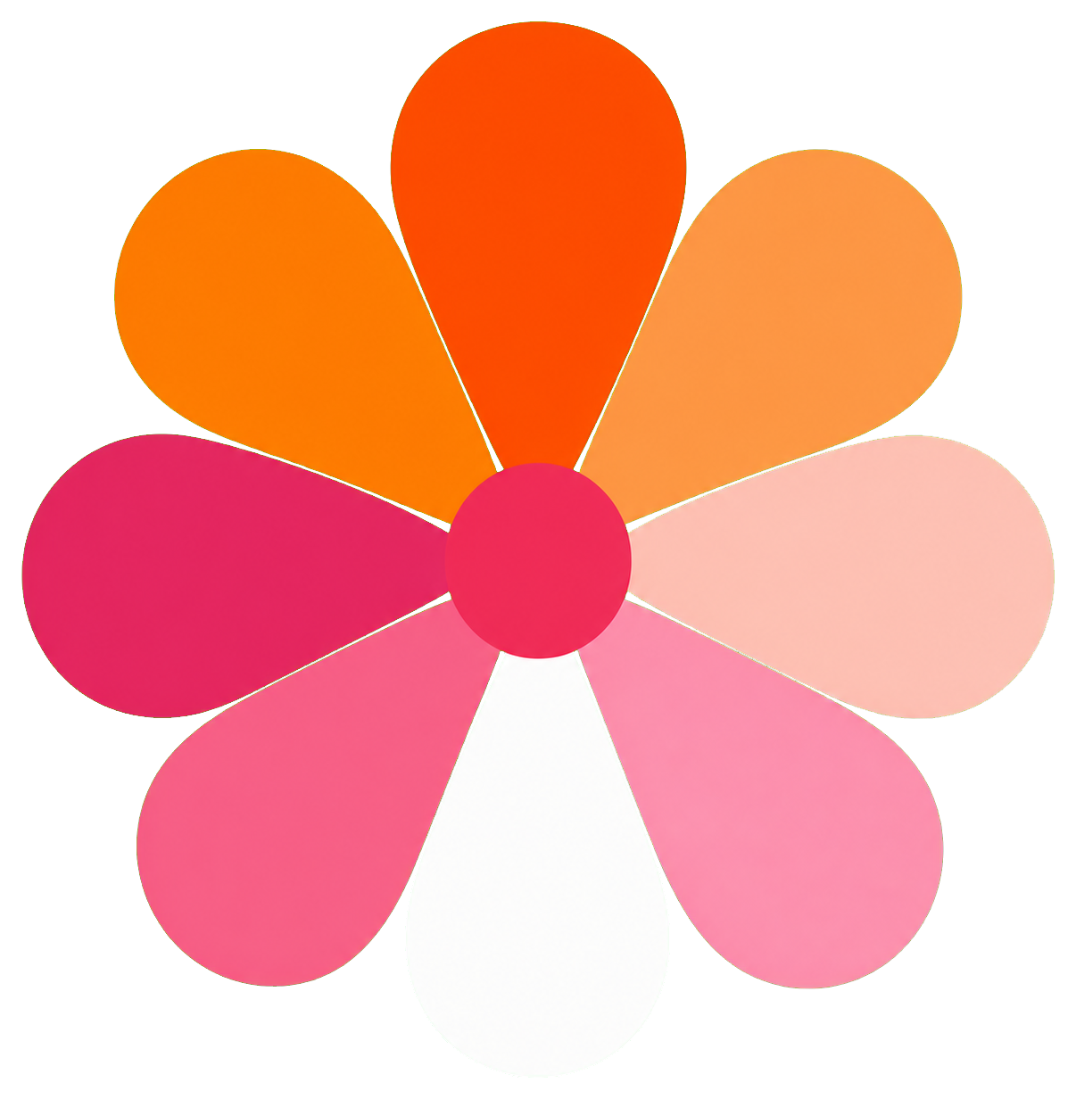 Preview for Lesbian Pride Flower Sticker