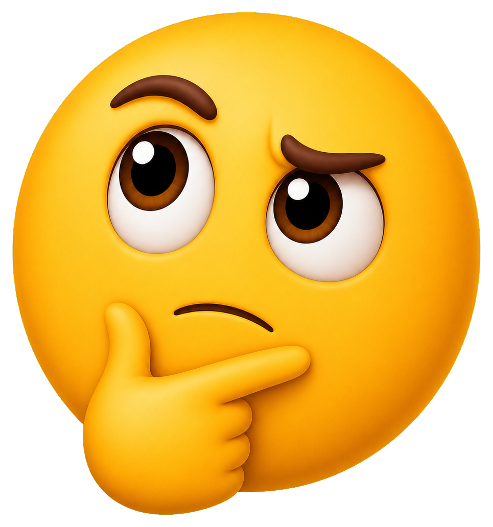 Preview for Thinking Hand Face Sticker