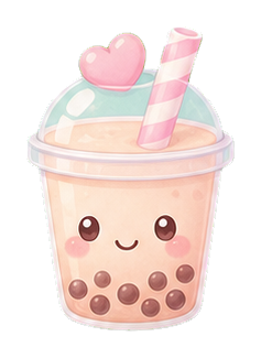 Preview for Kawaii Boba Cup Sticker