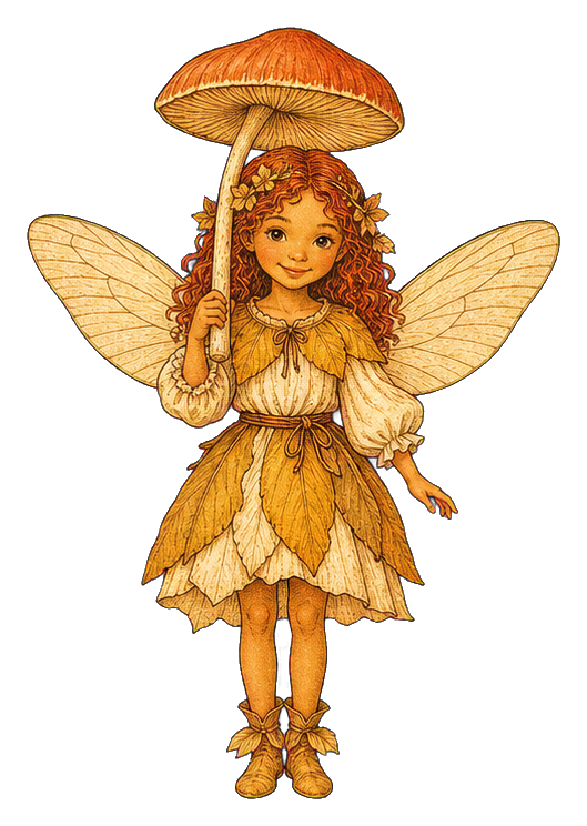 Preview for Mushroom Parasol Fairy Sticker