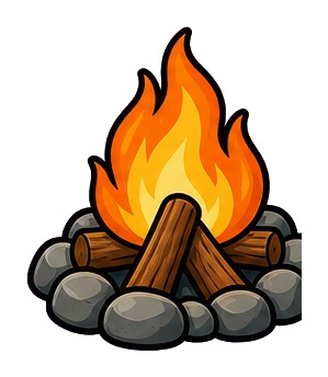 Preview for Campfire Sticker Graphic