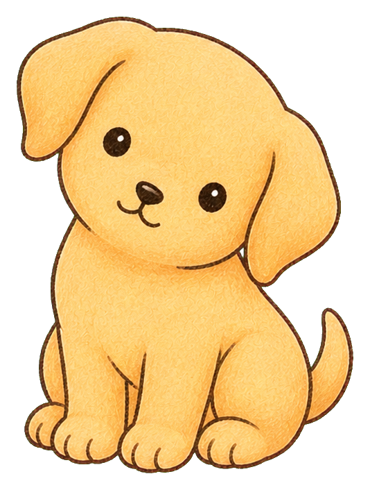 Preview for Cute Dog Sticker Graphic