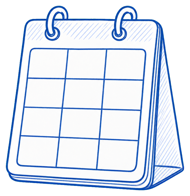 Preview for Planning Calendar Sticker Graphic