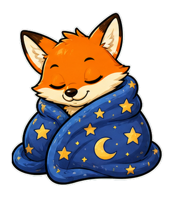 Preview for Blanket Fox Sticker
