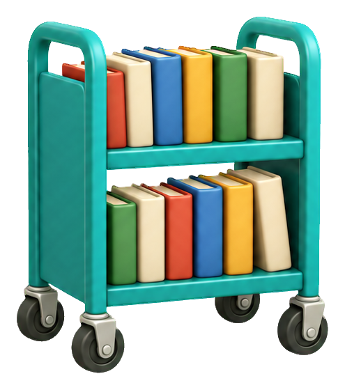 Preview for 3d Cozy Reading Book Cart