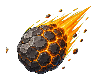 Preview for Meteorite Sticker For Space-themed Designs