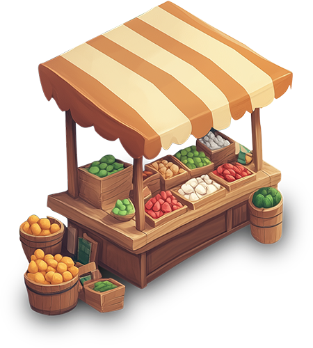 Preview for Fresh-produce-market-stall-hardscape-sticker-3bbb2