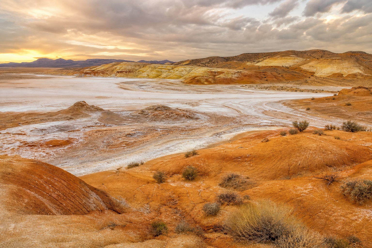 Preview for Desert Clay Landscape Background