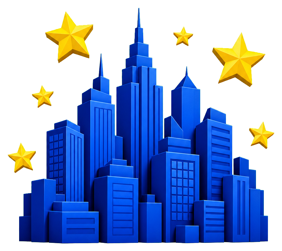 Preview for Hero City Skyline Sticker