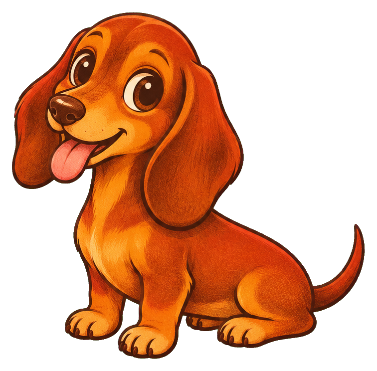 Preview for Groovy Dachshund Puppy Love