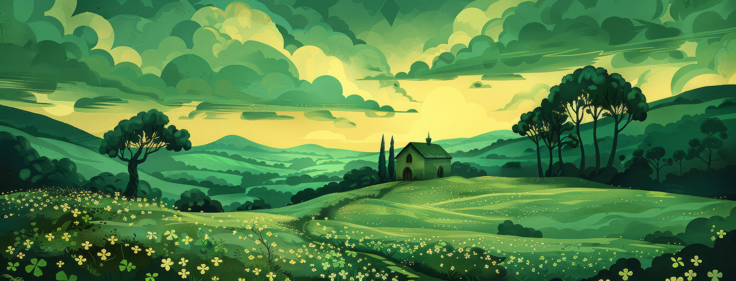 Preview for Serene-pixel-landscape-st-patricks-background-284d5