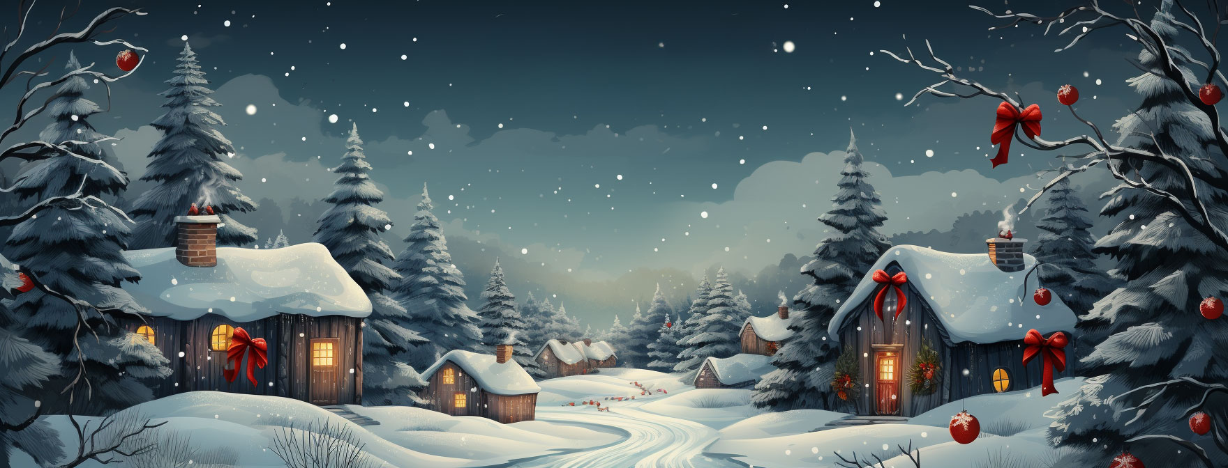 Preview for Winter-wonderland-scene-christmas-cover-background-dfce8