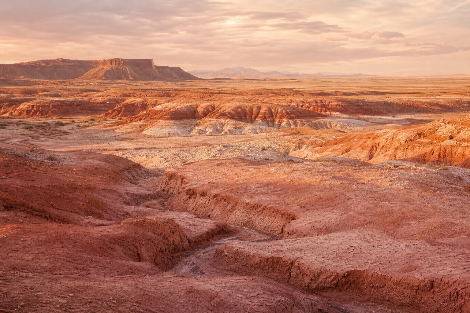 Preview for Desert Clay Landscape Background