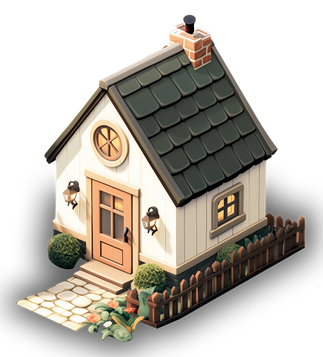 Preview for Cozy-cottage-illustration-building-sticker-6a9d5