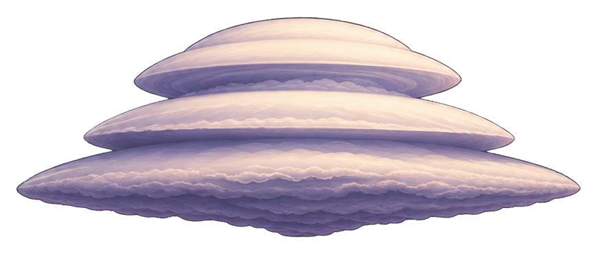 Preview for Lenticular Cloud Stack Sticker
