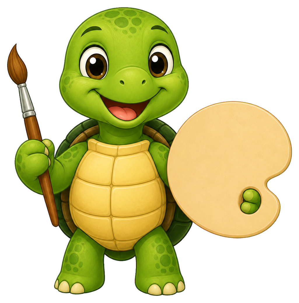 Preview for Turtle Artist Sticker