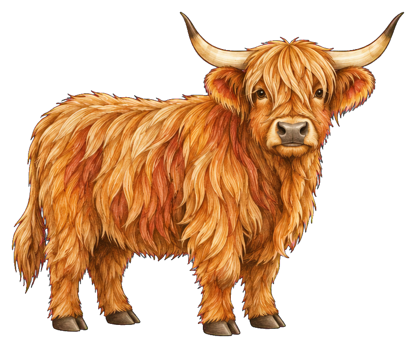 Preview for Highland Cow Standing Tall
