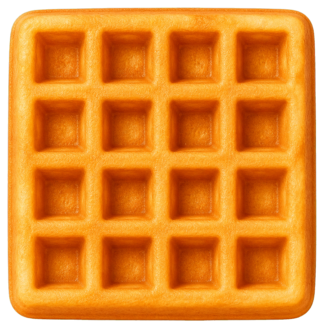 Preview for Waffle Square Sticker Graphic