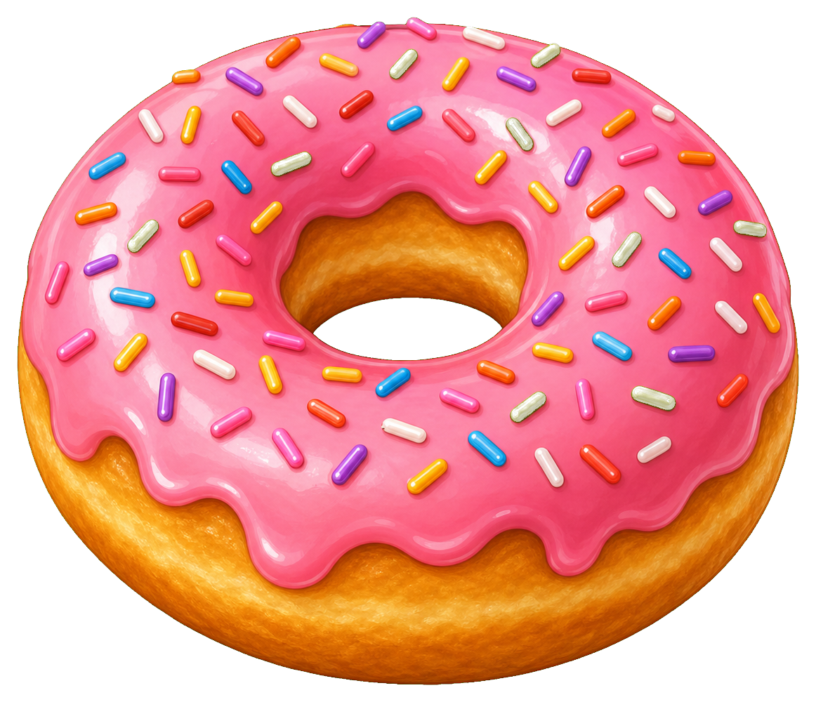 Preview for Donut Sticker Graphic For Pizap Designs
