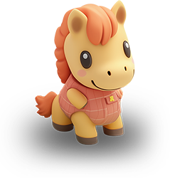 Preview for Cartoon-horse-illustration-animal-sticker-9cd61