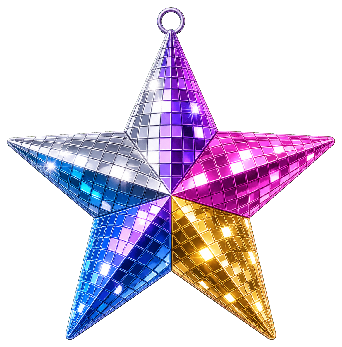 Preview for Disco Party Star Sticker