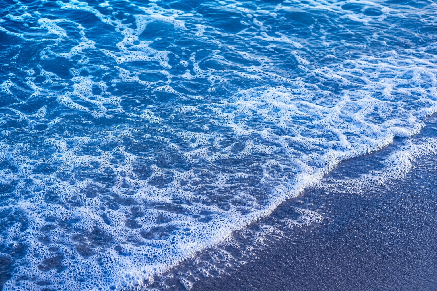 Preview for Blue Ocean Foam Texture Background