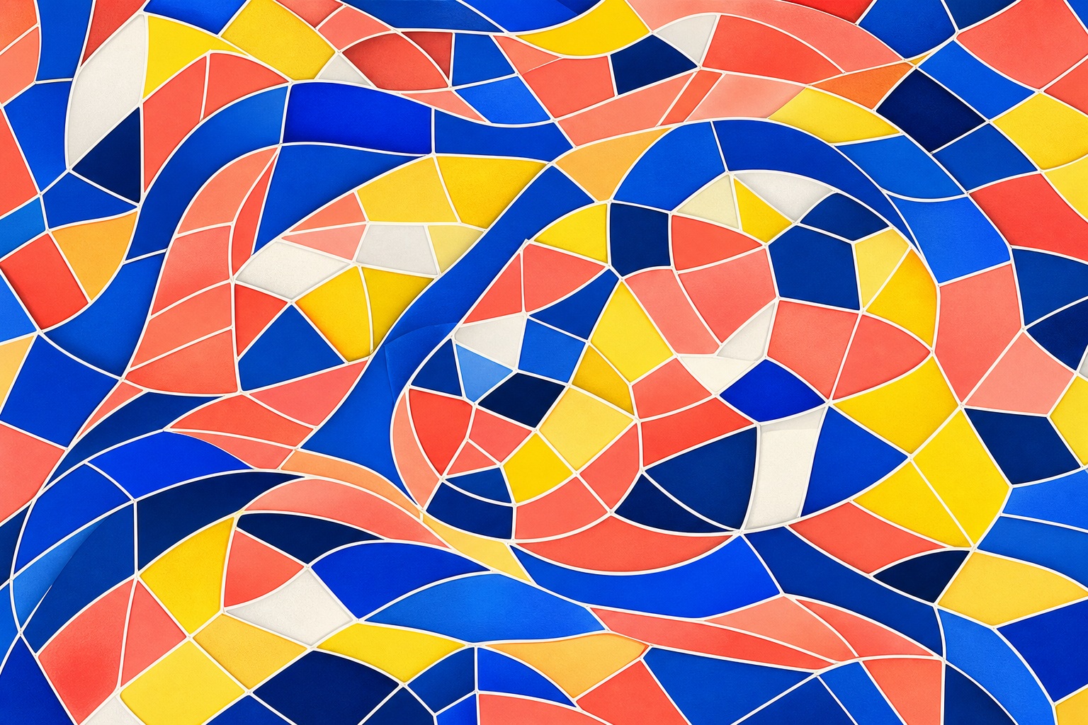 Preview for Cobalt Coral Lemon Geometric Background