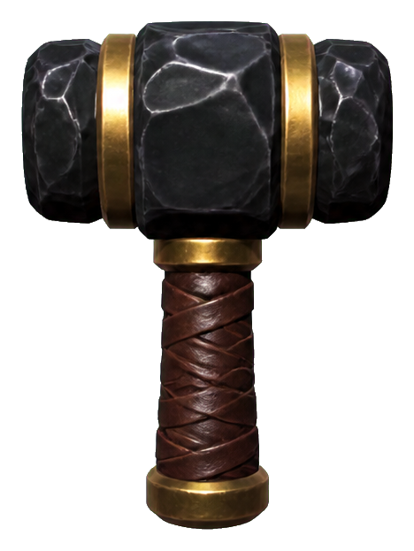 Preview for Obsidian War Hammer Sticker