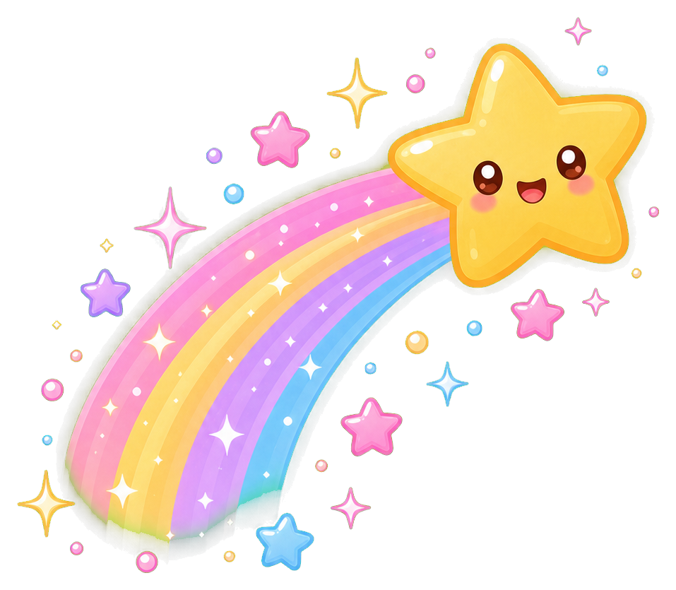 Preview for Shooting Star Sticker Graphic