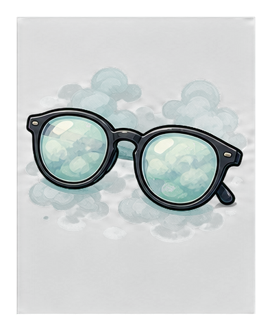 Preview for Foggy Glasses Sticker For Weather Designs