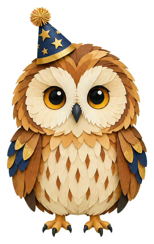 Preview for New Year Party Owl