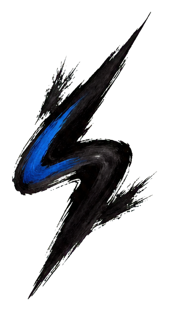 Preview for Ink Brush Lightning Bolt Sticker