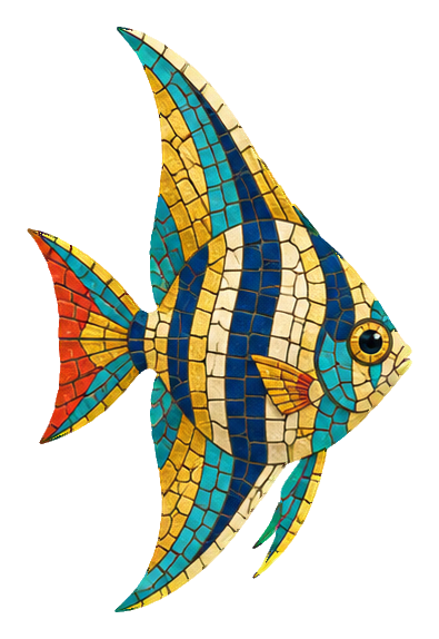 Preview for Mosaic Tropical Fish Angelfish