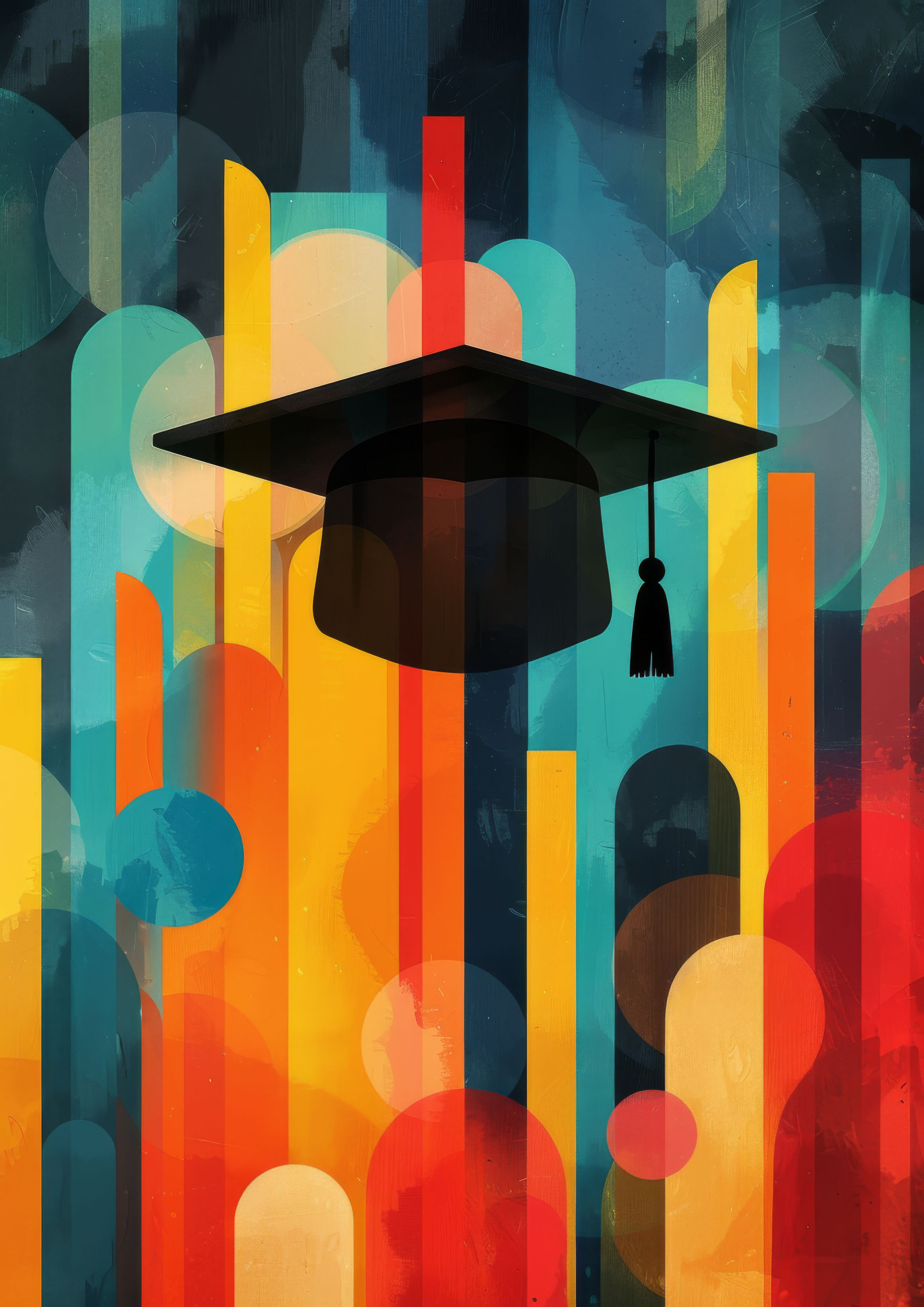 Preview for Graduation-cap-abstract-art-background-cca46
