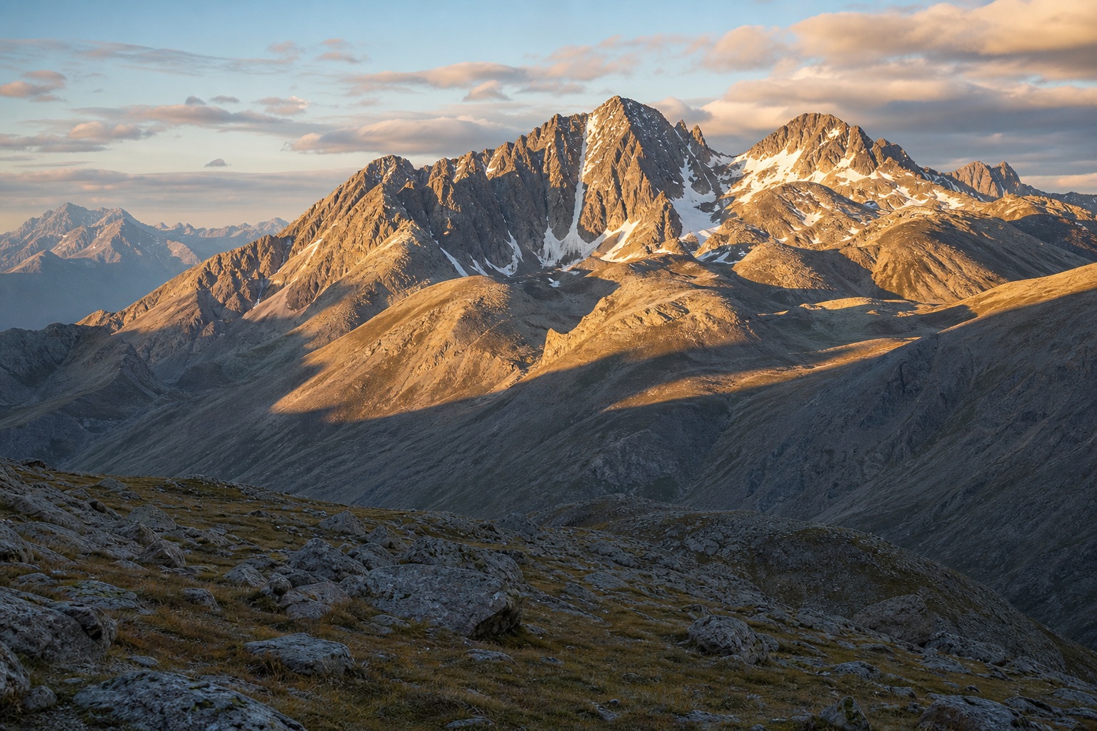 Preview for Clear Dawn Mountain Background