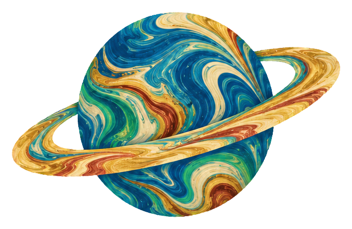 Preview for Marbled Celestial Shapes Ringed Planet