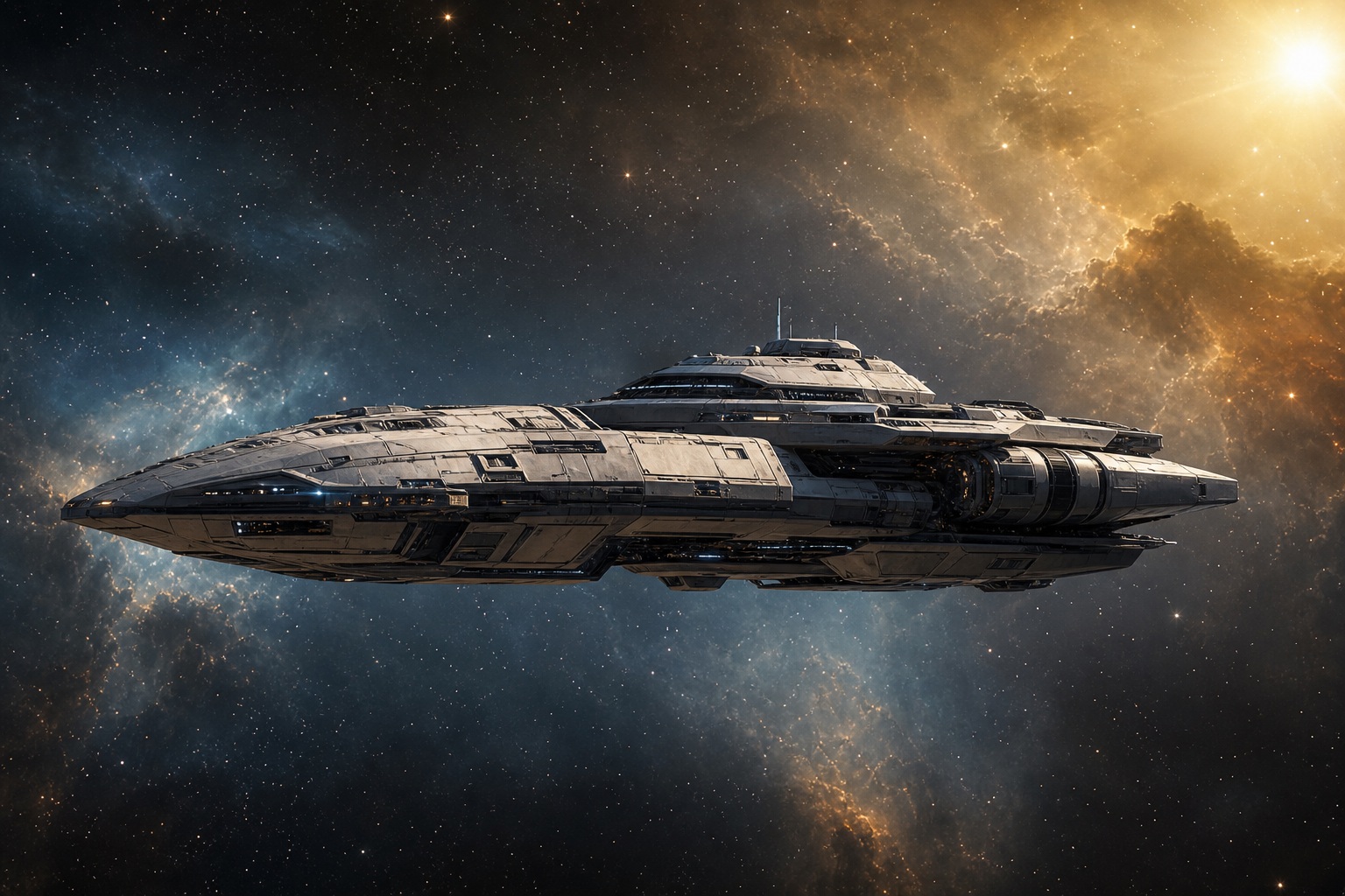 Preview for Sunlit Explorer Spacecraft Background