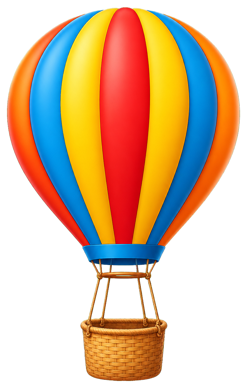 Preview for Hot Air Balloon Blank Sticker