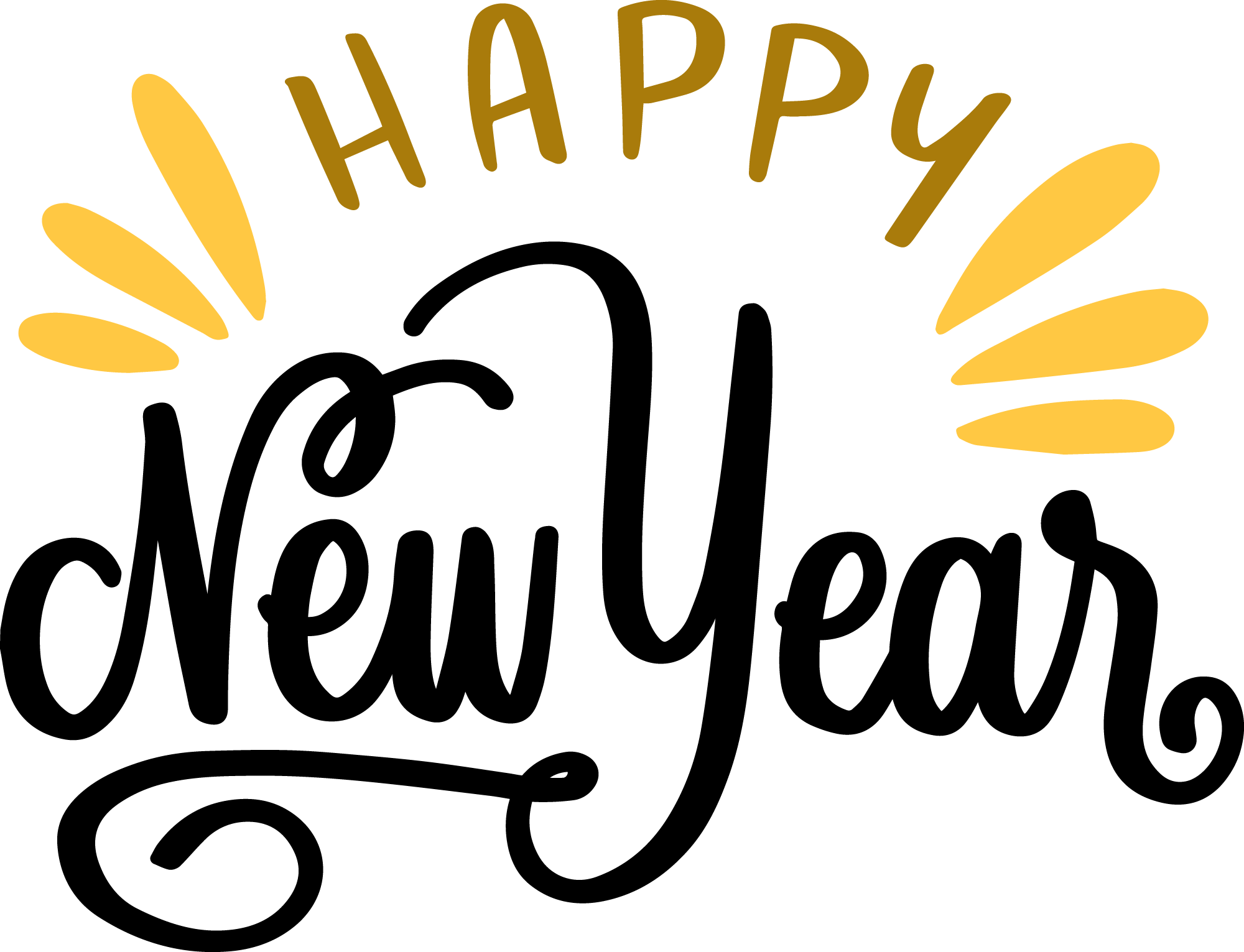 Preview for Happy-illustration-design-new-year-sticker-b233f