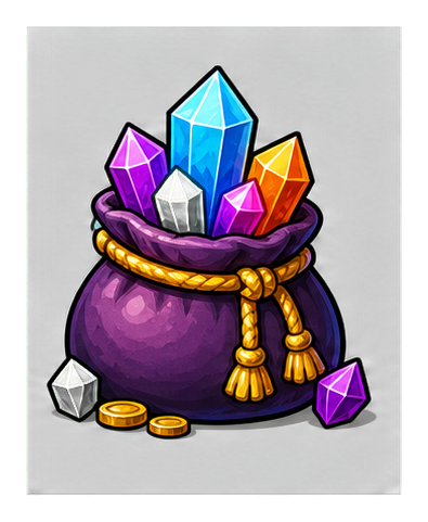 Preview for Crystal Loot Bag Sticker
